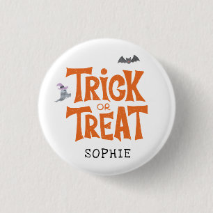 Trick- oder TreatHalloween-Familienkleidung Button