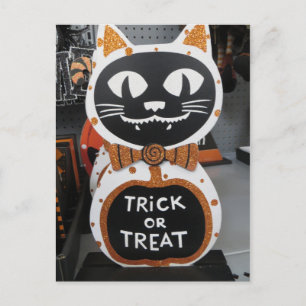 Trick oder Treatment Postkarte