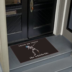 Trick oder Treppen Halloween Dabbing Pirate Custom Fußmatte
