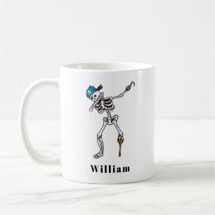 Trick oder Treppen Halloween Dabbing Pirate Custom Kaffeetasse