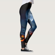 Trick oder Trete, Halloween-Party, Boo-Leggings