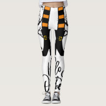 Trick oder Trete, Halloween-Party, Boo-Leggings