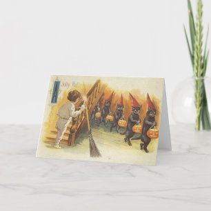 Trick oder Treten Karte