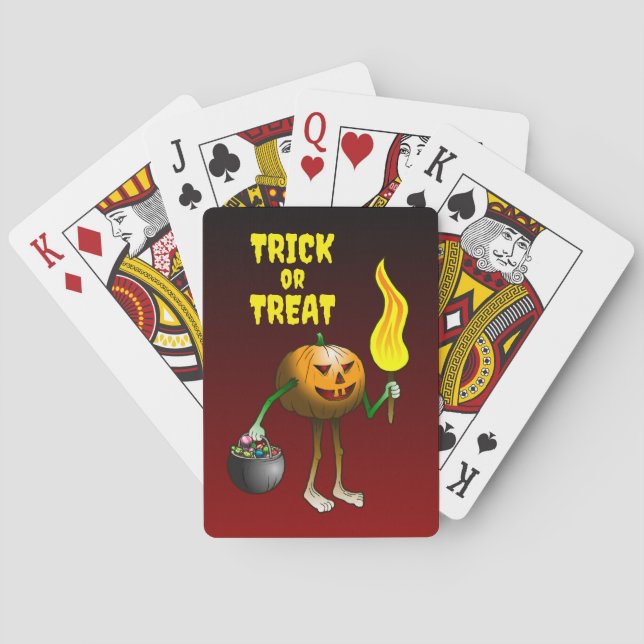 Trick oder Treuhandpumpen Spielkarten (Rückseite)