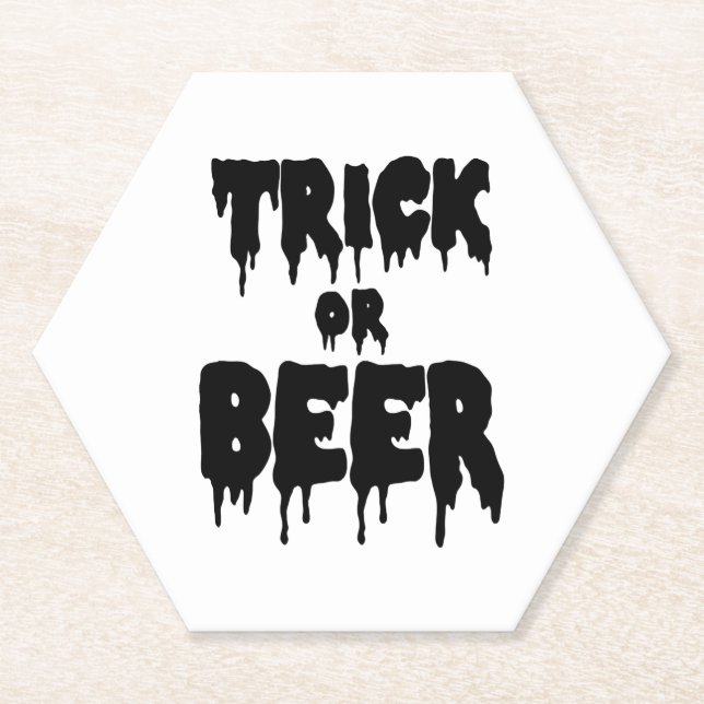 trick or beer untersetzer (Vorderseite)