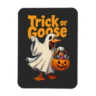 Trick or Gans Halloween Gans Magnet