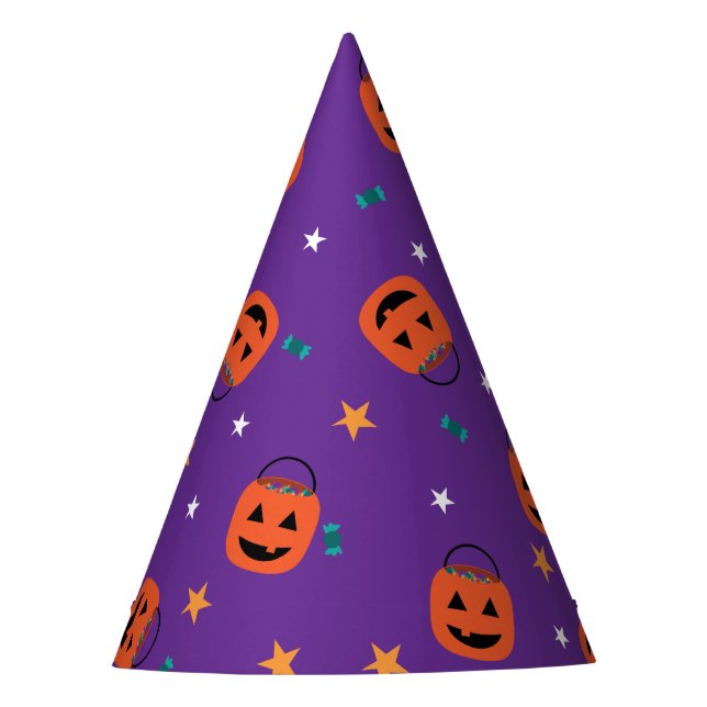 Trick-or-Leckerei Partyhütchen (Vorderseite)