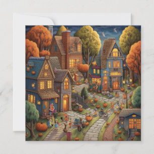 Trick-or-Leckerei Street: Candy Corn Lane Einladung