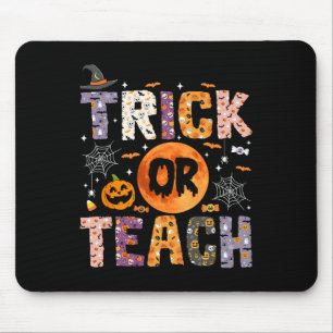 Trick or lehren lustige Lehrer Halloween Ghost Mousepad