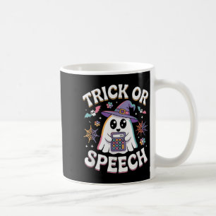 Trick or Speech Retro Slp Halloween Sprachtherapie Kaffeetasse