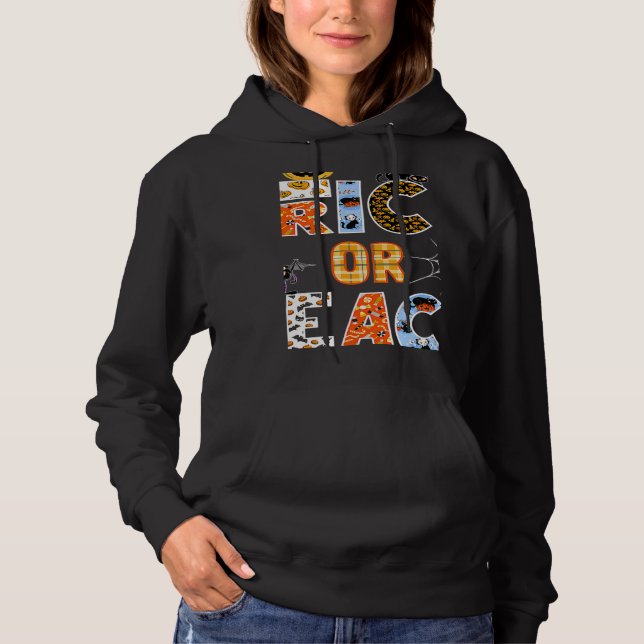Trick Or Teach Cute Halloween Teacher Men Women Sp Hoodie (Vorderseite)