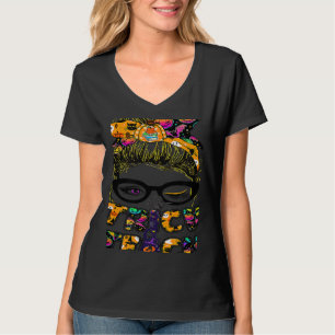 Trick Or Teach Ein Gruseliger Lehrer Unordentliche T-Shirt