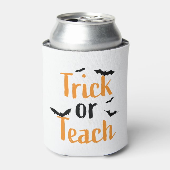 Trick or teach- Halloween design Dosenkühler (Kanne Vorderseite)