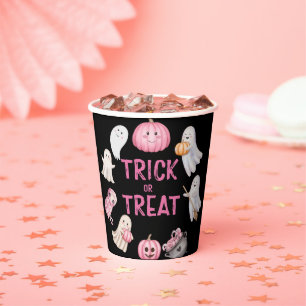 Trick Or Three Halloween-Geister 3. Geburtstagsfei Pappbecher