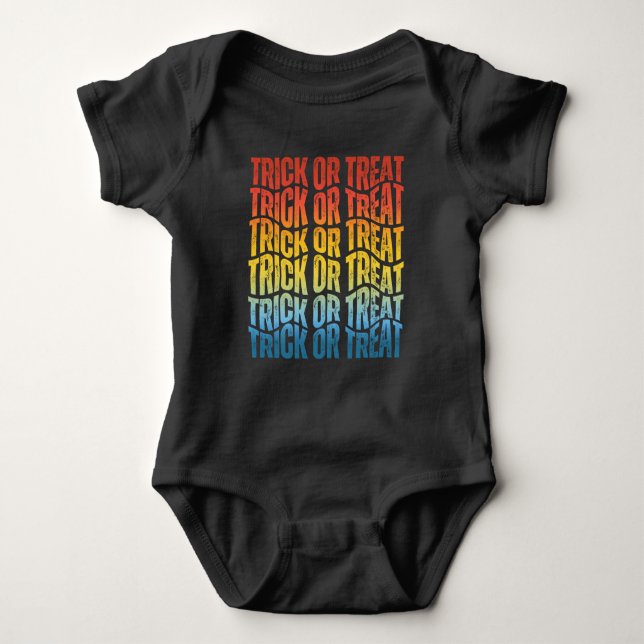 TRICK OR TREAT BABY STRAMPLER (Vorderseite)