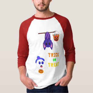 Trick or Treat Bats Candy 31 UK Oktober Halloween T-Shirt