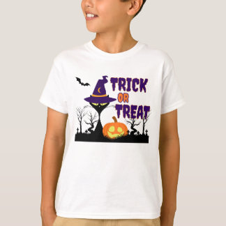 Trick or Treat - Chat d'Halloween - T-Shirt pour E