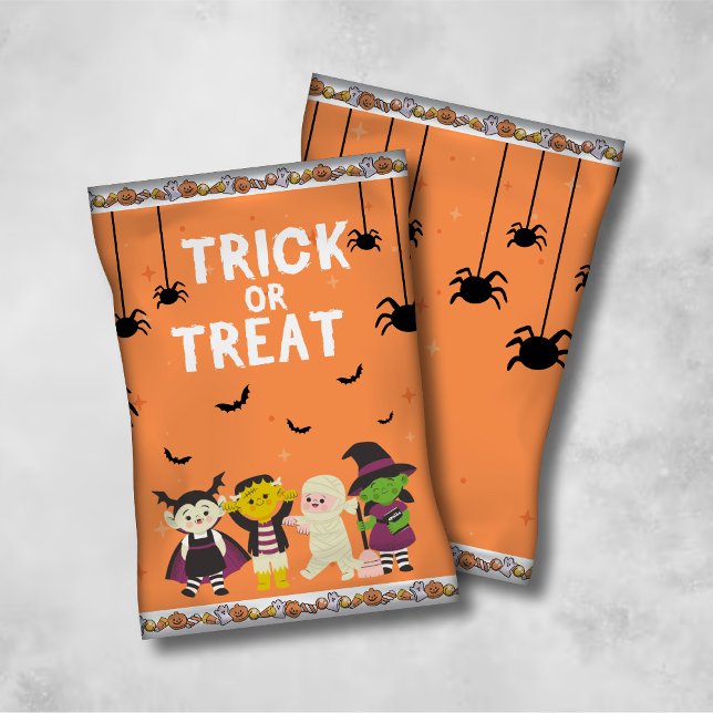 Trick or Treat Chip Bag Wrappers/Candy Bags Flyer (Von Creator hochgeladen)