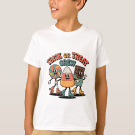 Trick or Treat Crew Kids Halloween Shirt