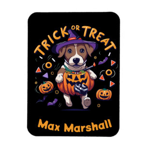 Trick or Treat Dog - Ghoul Gang Gelb Schwarz Magnet