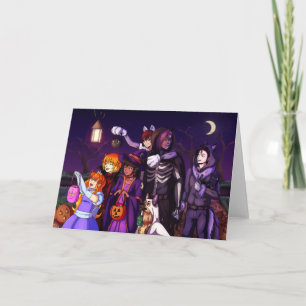 Trick or Treat Family Karte