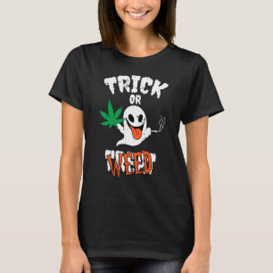 Trick or Treat Ghost Weed gemeinsame Kostüme Easy  T-Shirt