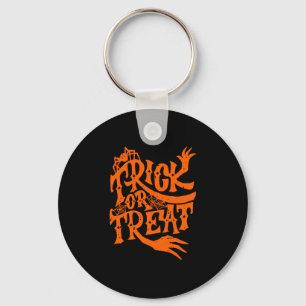 Trick or Treat Grunge Halloween Design Schlüsselanhänger