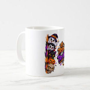 Trick or Treat – Gruselige Halloween-Gruppe Kaffeetasse