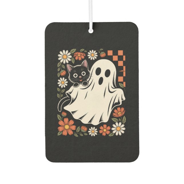 Trick or Treat Halloween Autolufterfrischer (Vorderseite)