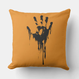 Trick or Treat Halloween-Handabdruck Kissen
