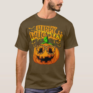 Trick or Treat Halloween Shirt Pumpkin Happy Hallo