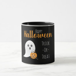 Trick or Treat Happy Halloween Ghost Spooky Tasse