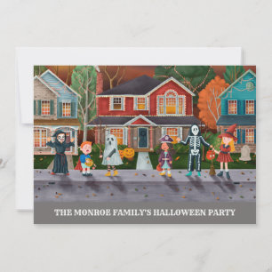 Trick or Treat, Invitation de la fête d'Halloween