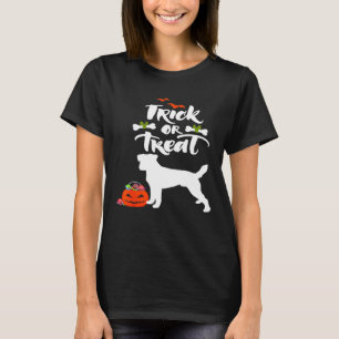 Trick or Treat Jack Russell Hund Halloween Kostüm T-Shirt