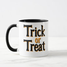 "Trick or Treat" - Klassisches Halloween Schriftar