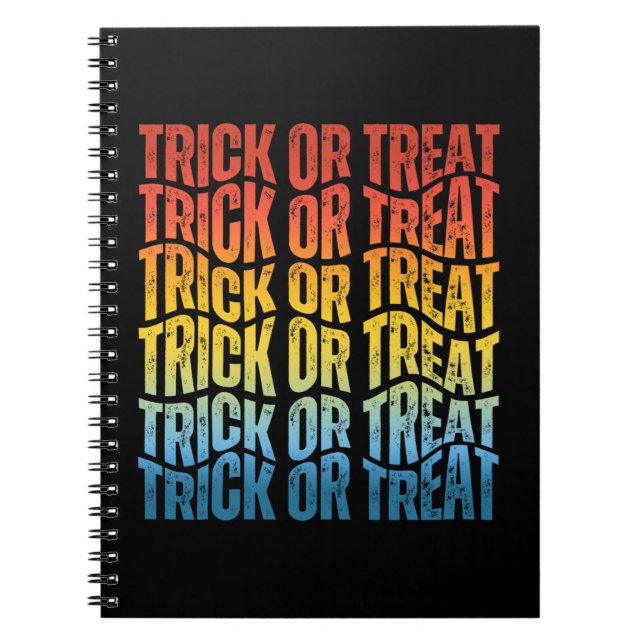 TRICK OR TREAT NOTIZBLOCK (Vorderseite)