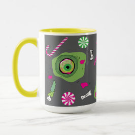 Trick or Treat! Süß Tod und Bonbons! Tasse