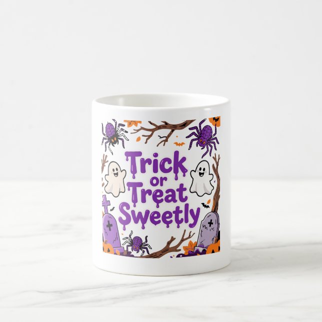 Trick or Treat Sweetly Kaffeetasse (Mittel)