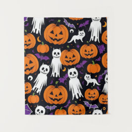 Trick-or-Treating Wandteppich