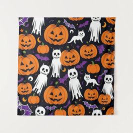 Trick-or-Treating Wandteppich