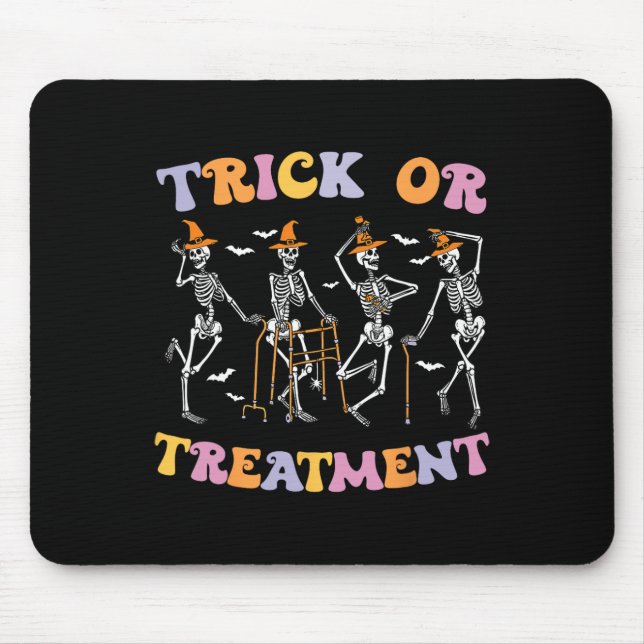 Trick or Treatment Pt Physical Therapist H Mousepad (Vorne)