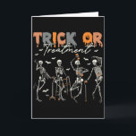 Trick Or Treatment Pt Physiotherapeut H Karte<br><div class="desc">Trick Or Treatment Pt Physiotherapeut Halloween</div>