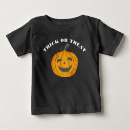 Trick or Tree Baby Black Baby T-shirt