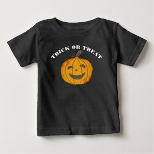 Trick or Tree Baby Black T-shirt