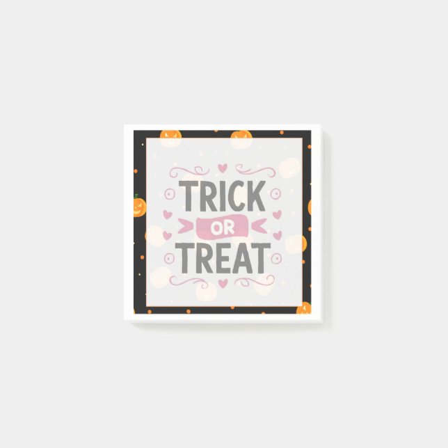 Trick or Tree Post - It Notes Post-it Klebezettel (Vorderseite)