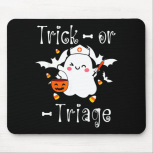 Trick Or Triage Triage Krankenschwester Geist Hall Mousepad
