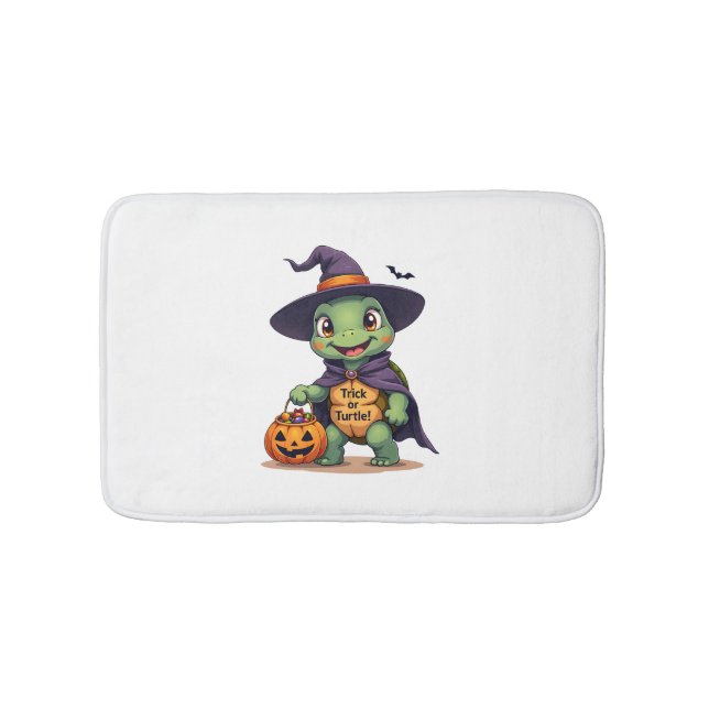 Trick-or-Turtle Badematte (Vorderseite)