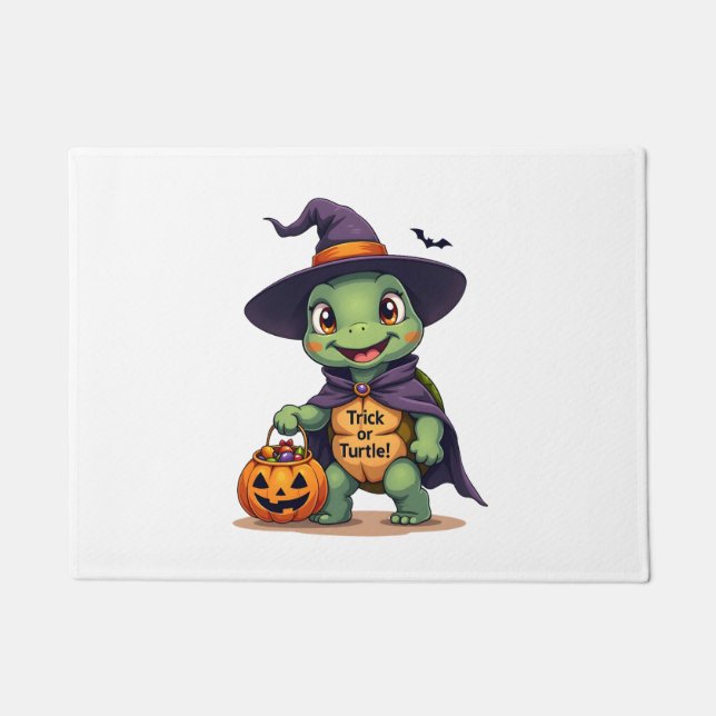 Trick-or-Turtle Fußmatte (Vorderseite)