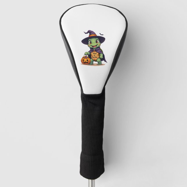 Trick-or-Turtle Golf Headcover (Vorderseite)