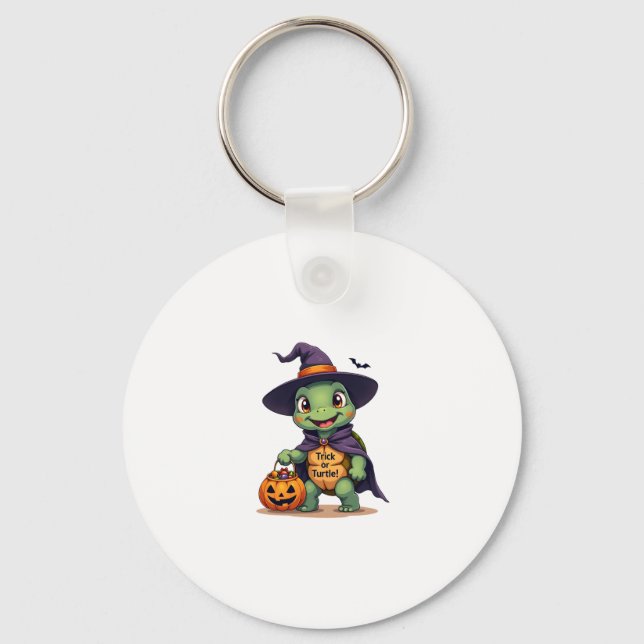 Trick-or-Turtle Schlüsselanhänger (Vorderseite)